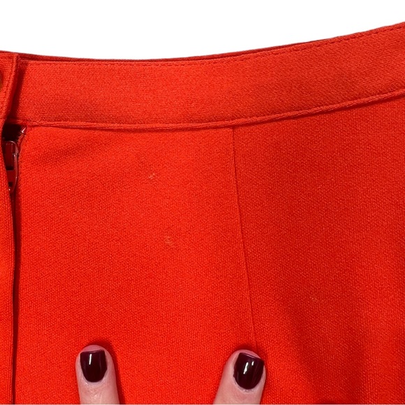 VTG 70's/80's Givenchy Sport Orange Skirt Vintage Size 12 - Picture 8 of 13
